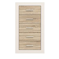 Комод Сара KOM5S Кашемір / Дуб сонома Гербор (Gerbor) Україна